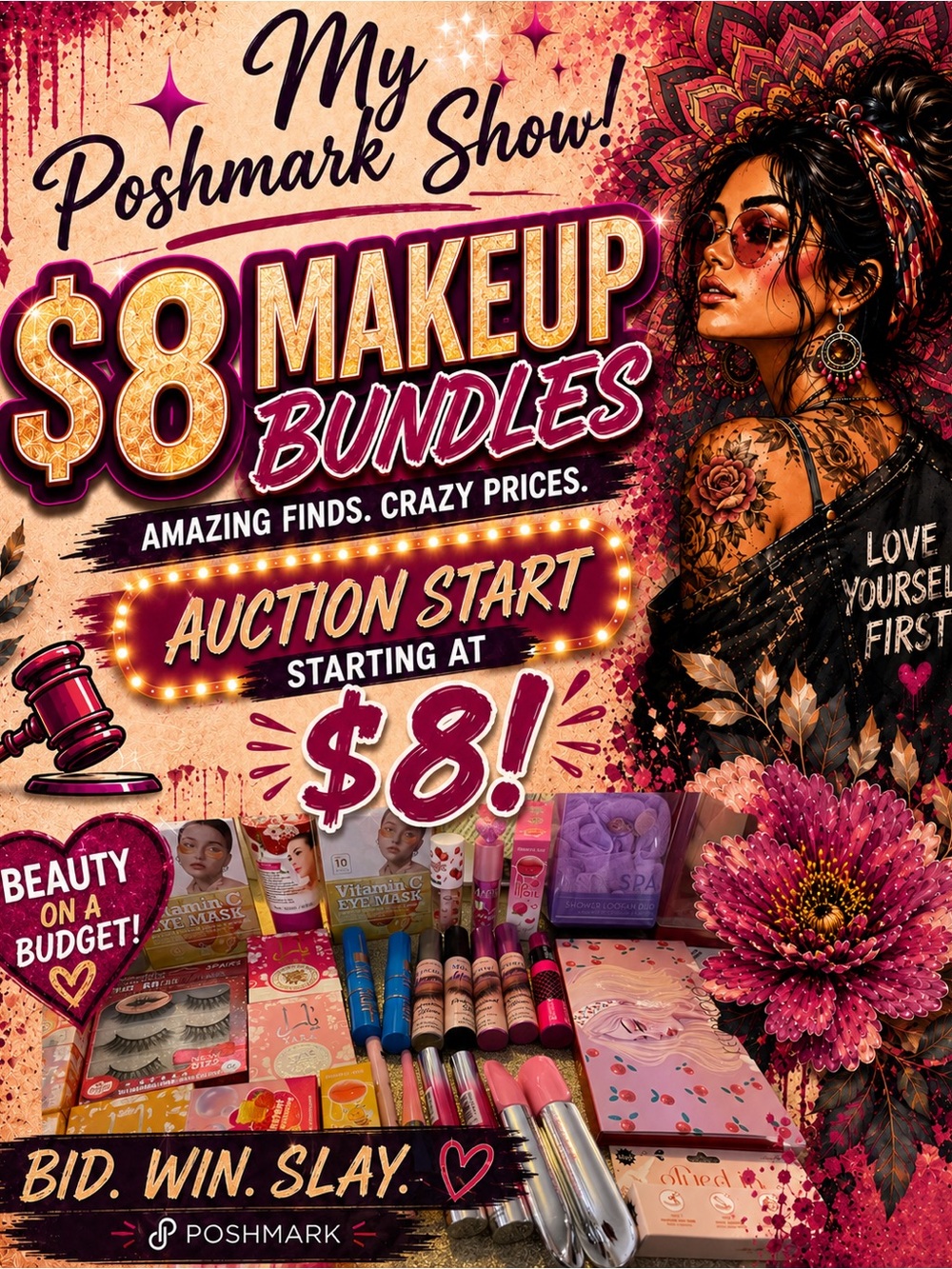 Make  up bundles start bid $8
